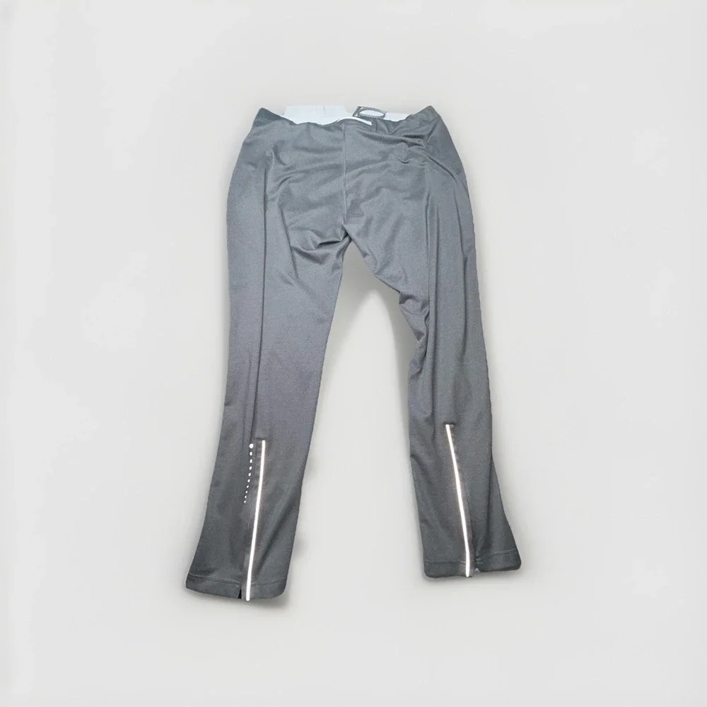 Peter Millar Athletic Pants XXL Gray Performance Stretch Reflective Zip Pocket